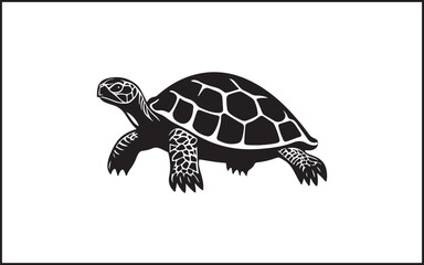 Fototapeta premium turtle silhouette.