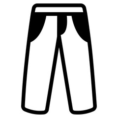 Jeans Solid Icon