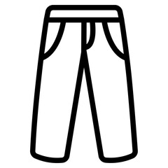 Jeans Line Icon