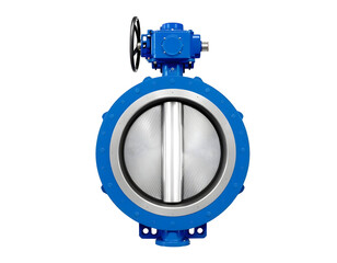 High-Performance Butterfly Valve for Industrial Applications: A Detailed Close-up View of a Durable and Efficient Flow Control Device
