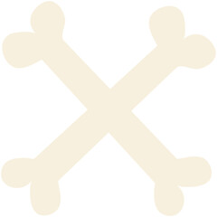 Cross bone icon 