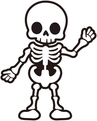 Halloween Spooky Skeleton