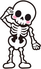 Halloween Spooky Skeleton 