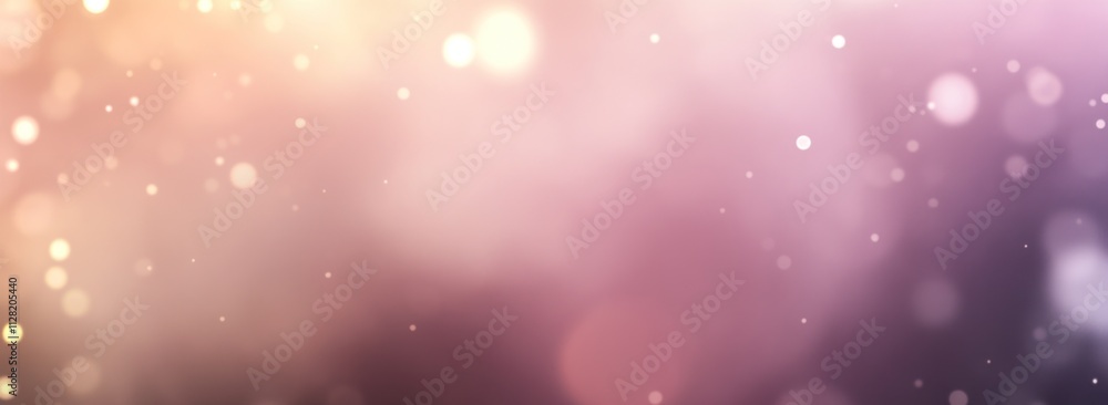 Aufkleber a soft, blurred background with light bokeh effects in warm colors for design use.