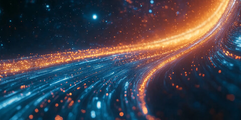 Fototapeta premium fiber optics background