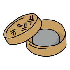 せいろに入ったごまあんまん