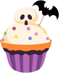 Halloween cup cake
