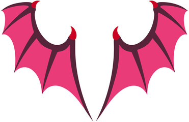 Obraz premium Devil Wing lllustration 