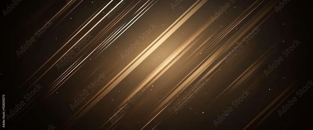 Poster A sleek, abstract background with diagonal lines and a warm color gradient.