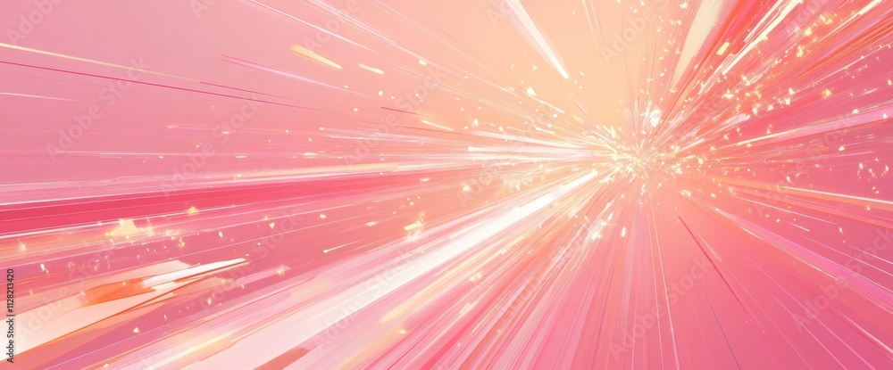 Leinwandbilder abstract burst of light and color, creating a vibrant, dynamic background.