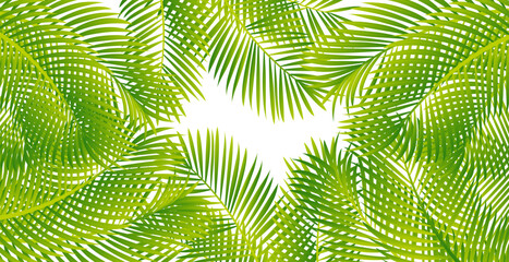 Green Leaf Background Design template