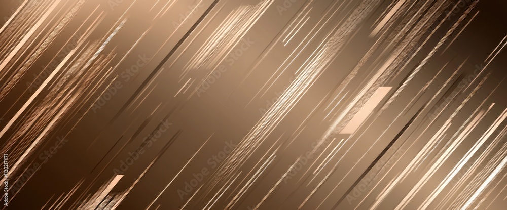 Poster An abstract design featuring diagonal lines in warm tones, creating a sense of movement.