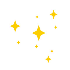 Shine sparkle star icon