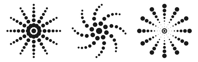 dotted circle line element