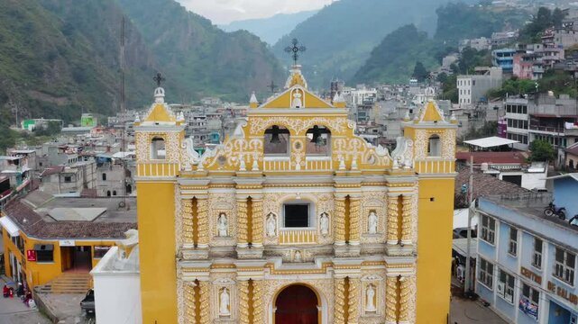 Iglesia, Parroquia Santa Catalina de Alejandr&iacute;a Zunil, Guatemala