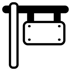 Rent sign Solid Icon