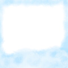 blue frozen ice background Or winter or blue cloud