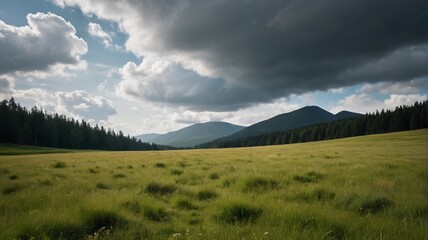 Fototapeta premium a field of grass