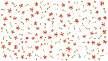 Merry Christmas Patterns Background 