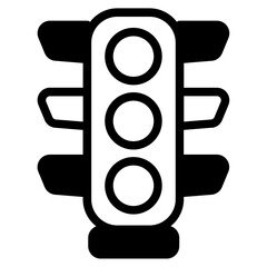 Traffic signals Solid Icon