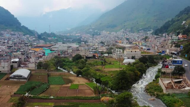 R&iacute;o Samal&aacute;, Hortalizas, Zunil, Quetzaltenango, Guatemala, valle, paisajes naturales