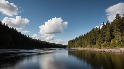 Fototapeta premium the water is calm