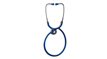 PNG, Medical, stethoscope, isolated on white background, created and generated by AI technology.