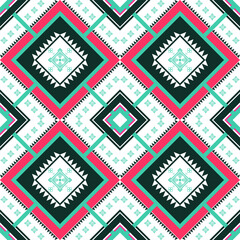 Fototapeta premium seamless geometric pattern, Navajo pattern, ethnic geometric pattern design, ethnic weave geometry, Modern Ethnic Fabric, Luxe Ethnic, for tile,carpet,vector,illustration design