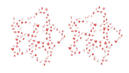 Merry Christmas Patterns Background 