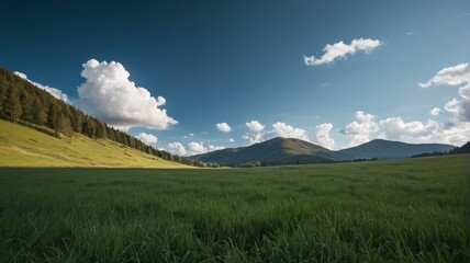 Obraz premium a field of grass