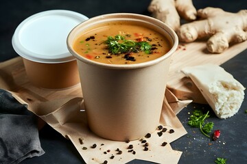 Eco-Friendly Soup Packaging