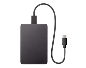 外付けのハードディスクドライブ。もしくはモバイルバッテリー。usb tipe-c


