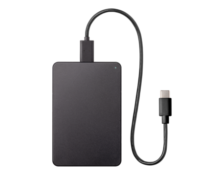 外付けのハードディスクドライブ。もしくはモバイルバッテリー。usb tipe-c


