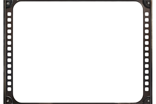  Steampunk-Inspired Mechanical Frame with Gears and Cogs on a Black Background for Creative Design Projects