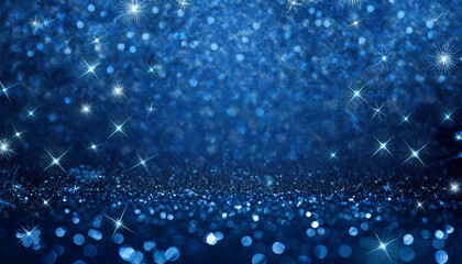 blue glitter background