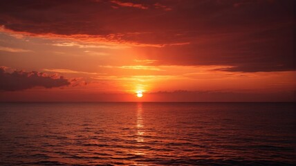 Obraz premium the sky is orange