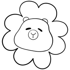 Groovy St. Patrick's Day Capybara Clipart 