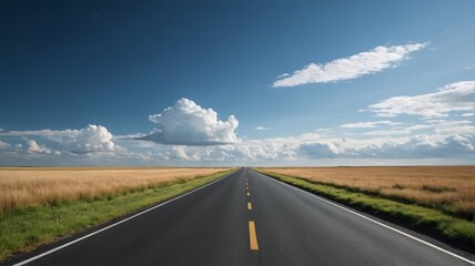 Fototapeta premium a long road