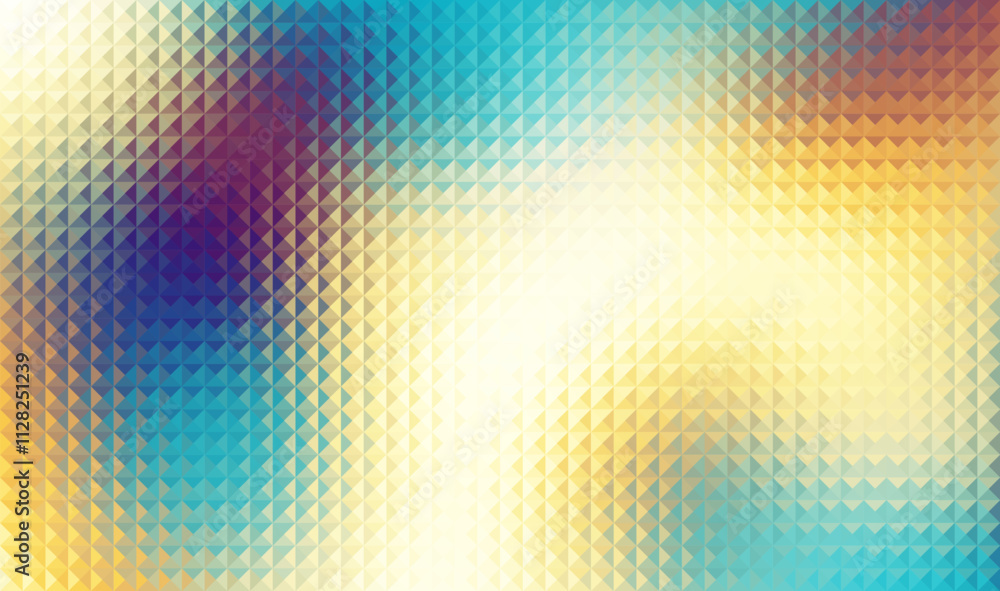Poster Stained Glass Glowing Textured surface Illustration. Glare effect. Abstract glance background for design prints.