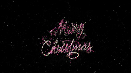 Merry Christmas.Christmas balls and snowflakes. Make your Christmas Card and New Year Eve perfect adding Merry Christmas and Happy New Year template.2