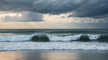 Fototapeta premium the water is wavy