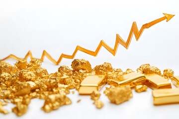 Gold Price Soars: Market Shows Growth with Nuggets and Bars