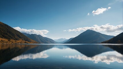 the water is calm