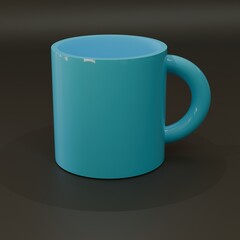 blue mug 