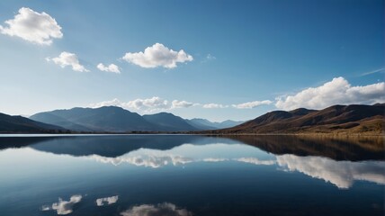 a clear blue sky