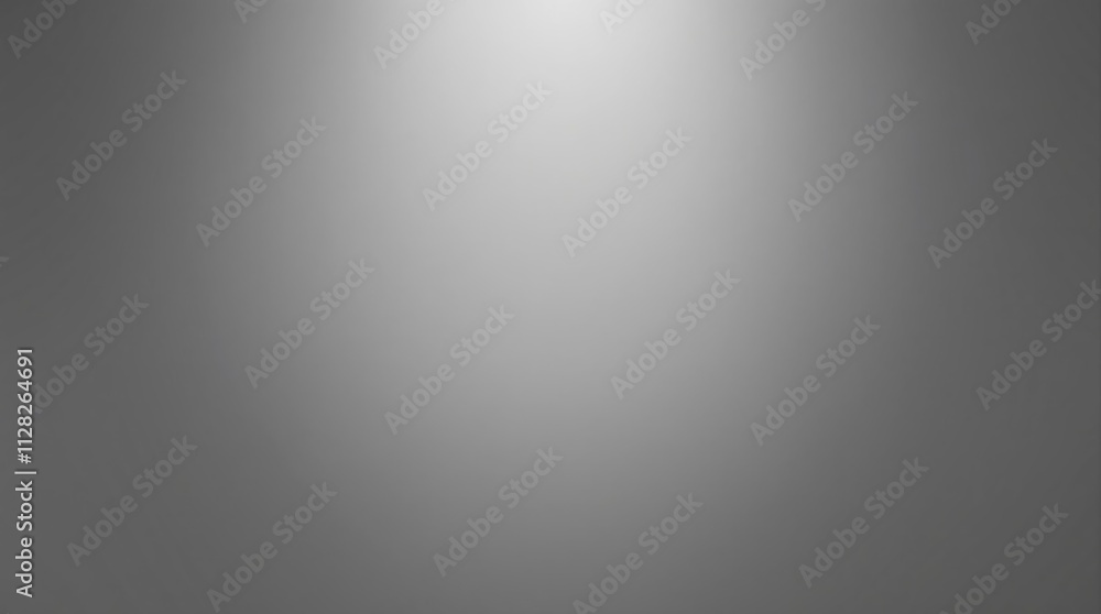 Poster Minimalistic gray gradient background with subtle light effect.
