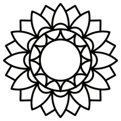 Mandala Flower Decorative