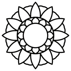 Mandala Flower Decorative