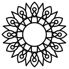 Mandala Flower Decorative