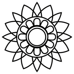 Mandala Flower Decorative